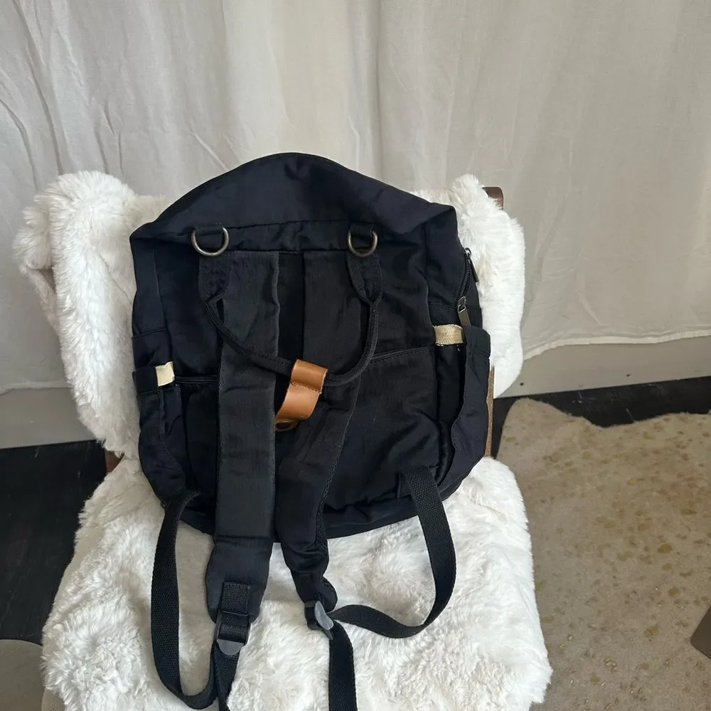 ZaZa Baby Black Diaper Bag Backpack Organizer Waterproof Travel